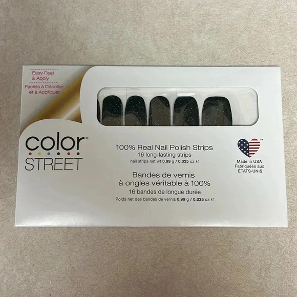 Color Street Scot Topic Glitter Nail Strips - Picture 1 of 5